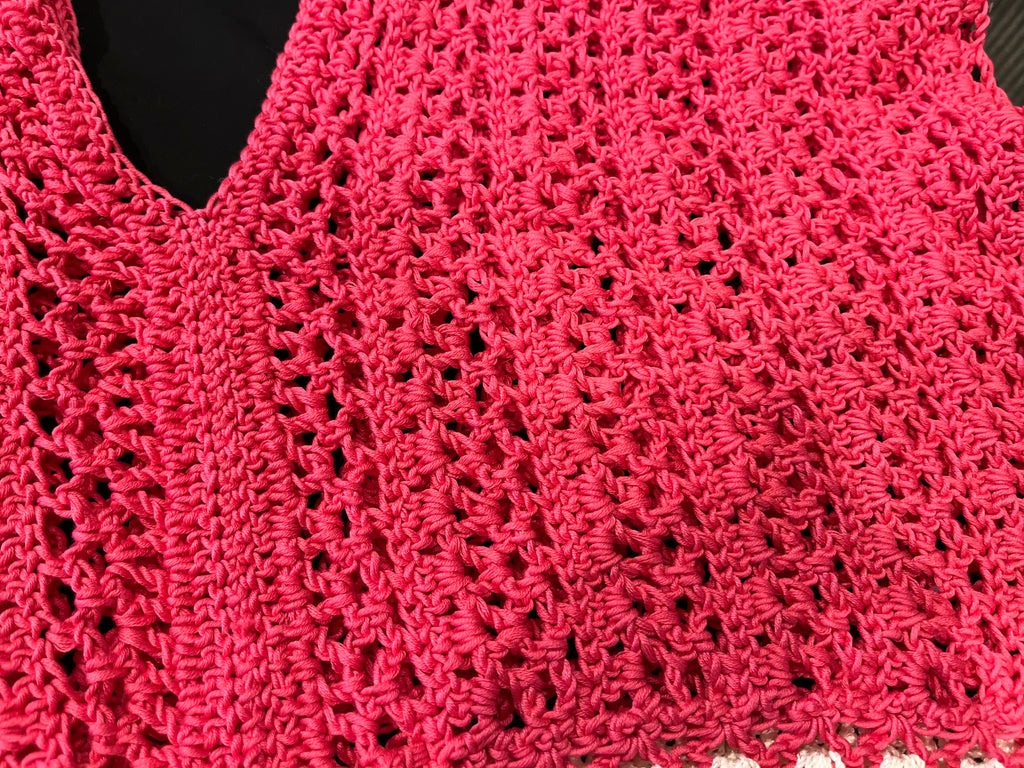 Lace cropped top